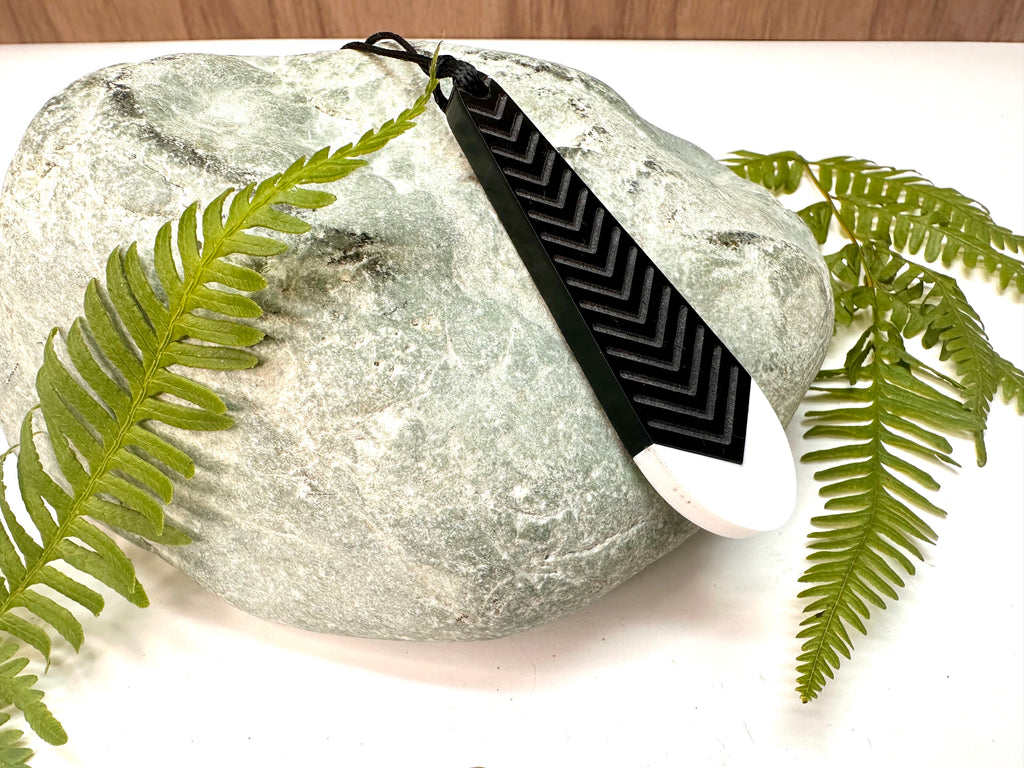 Huia Feather Pendant - TroubleMaker.co.nz