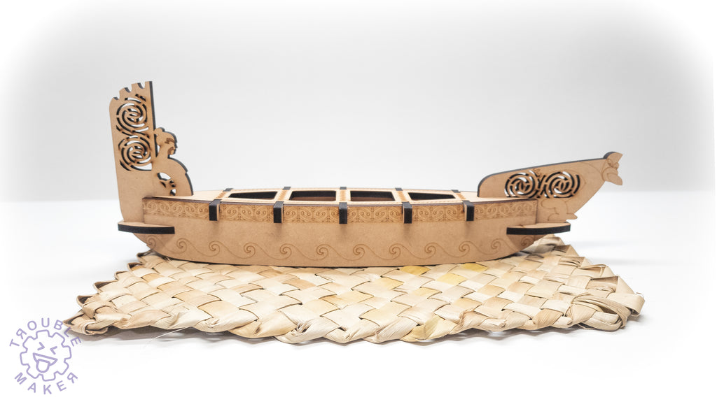 Waka Taua kitset model toy - TroubleMaker.co.nz