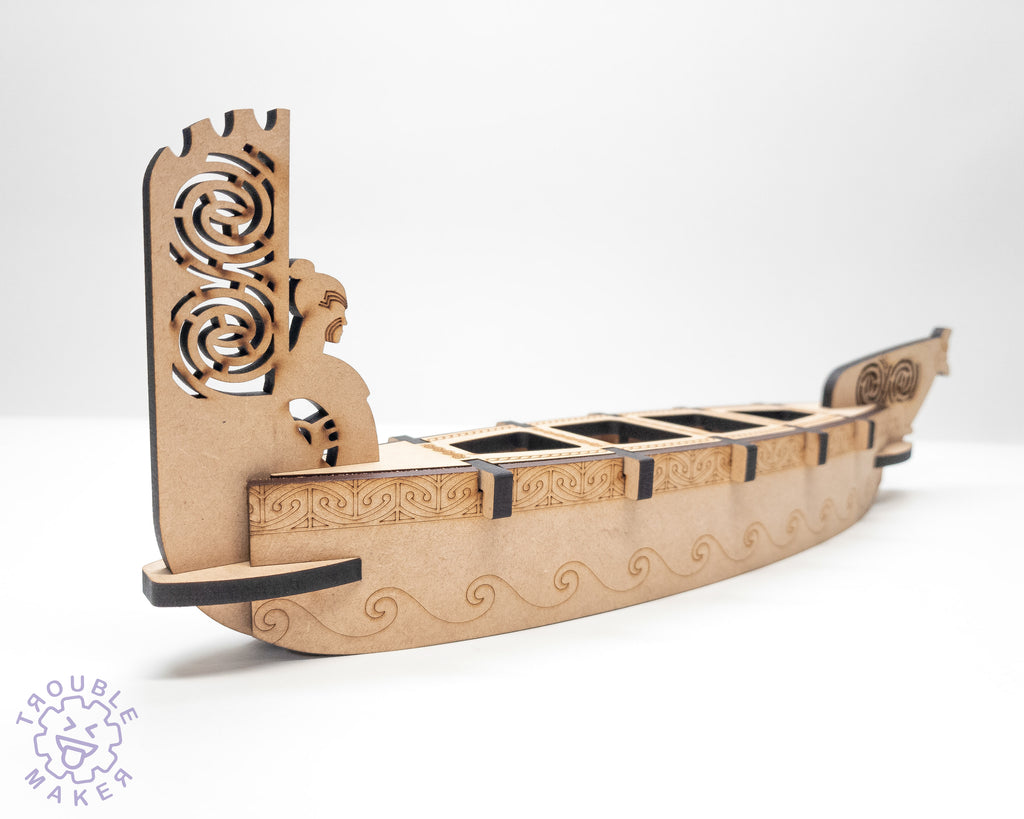 Waka Taua kitset model toy - TroubleMaker.co.nz