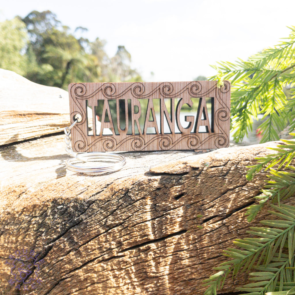 Cut through ply standard keyring for wholesale - TroubleMaker.co.nz