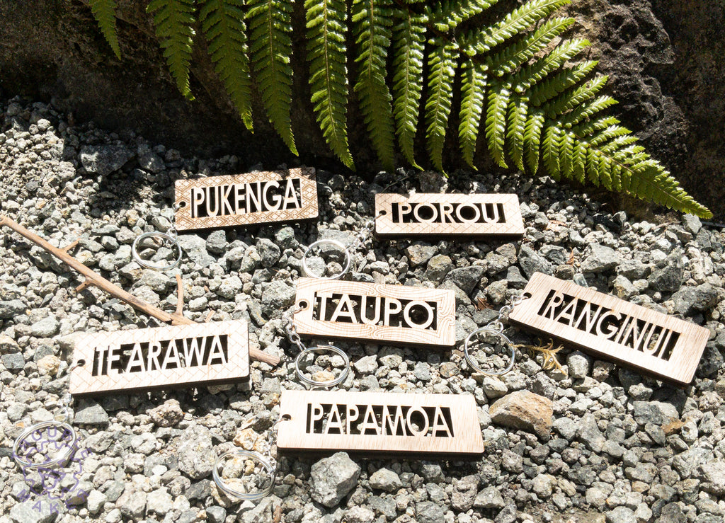 Cut through ply standard keyring for wholesale - TroubleMaker.co.nz