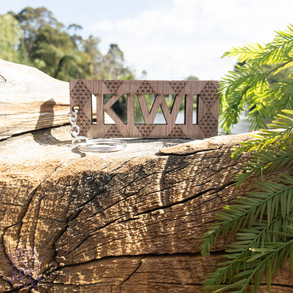 Cut through ply standard keyring for wholesale - TroubleMaker.co.nz
