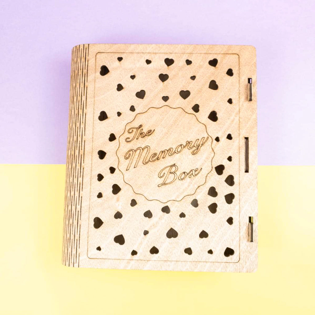 Wooden Treasure Box Book - TroubleMaker.co.nz