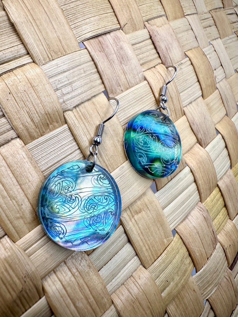 Kowhaiwhai Circle Earrings