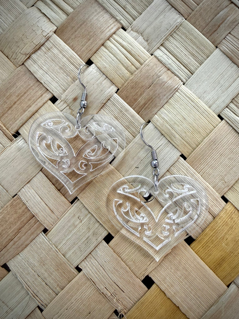Manawa Heart Earrings