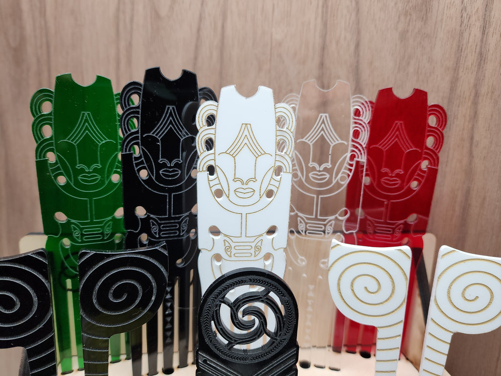 Earring stands customized for retail display