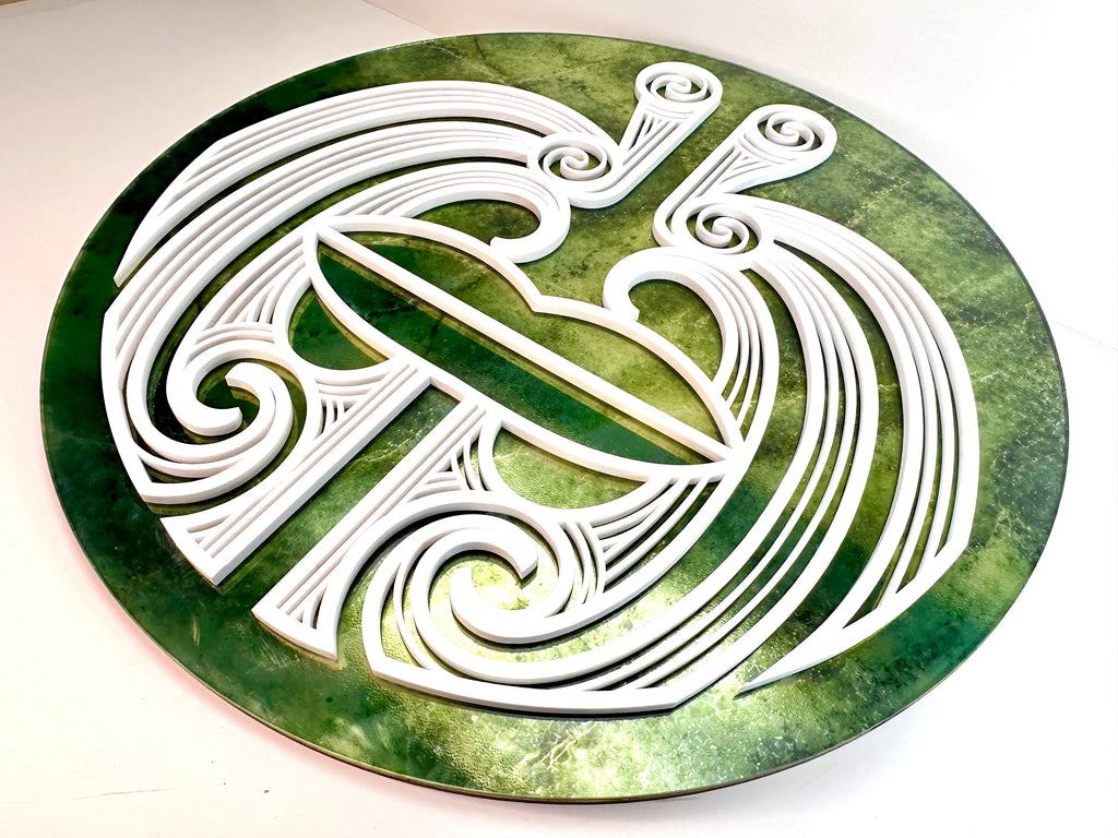 Kanohi Kitea Wall art. Mataora, Moko Kauae, Tā Moko