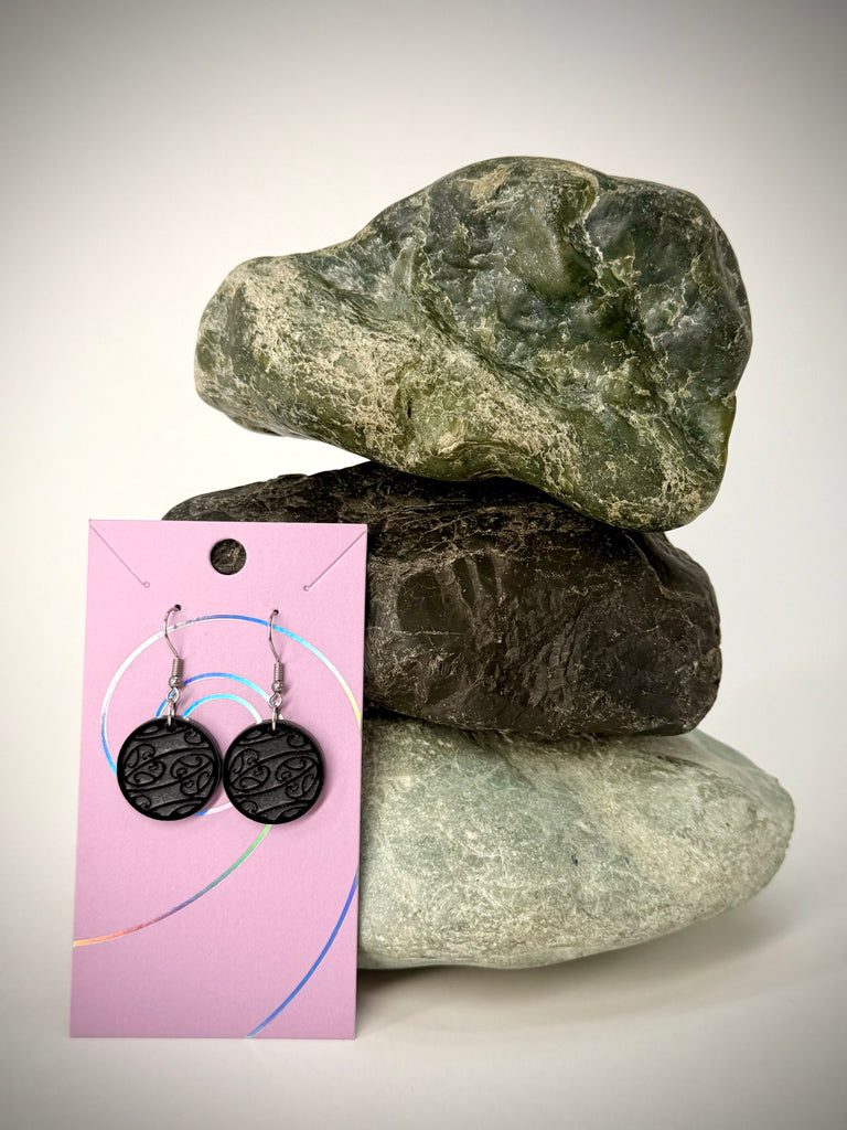 Kowhaiwhai Circle Earrings