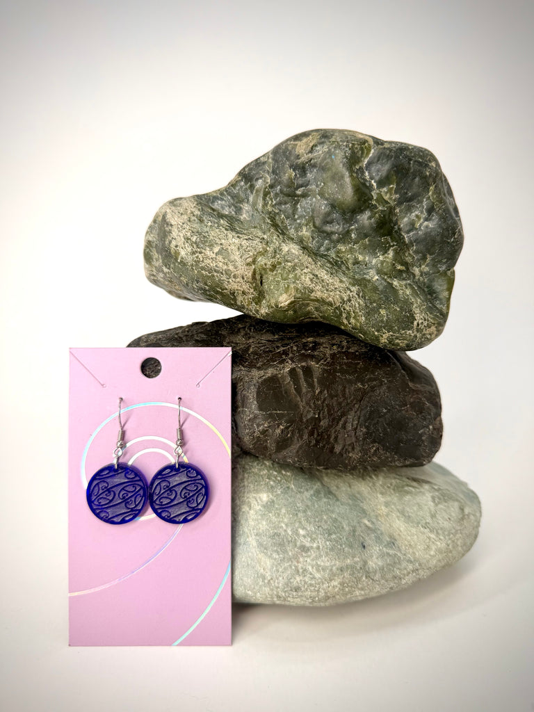 Kowhaiwhai Circle Earrings
