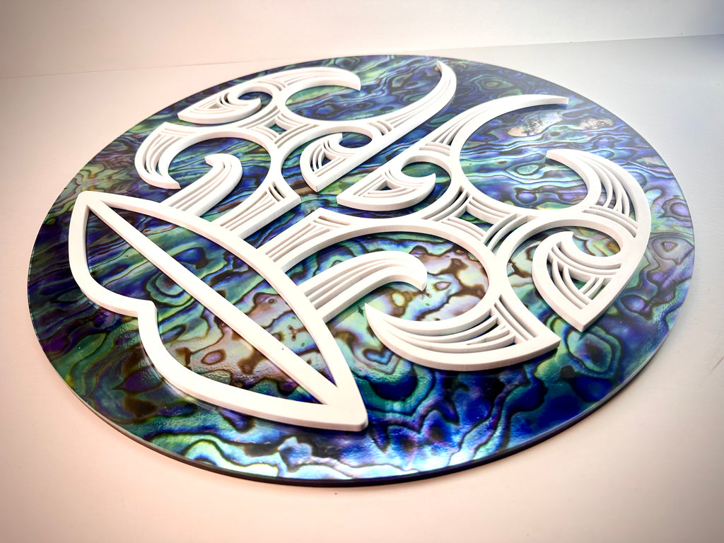 Kanohi Kitea Wall art. Mataora, Moko Kauae, Tā Moko