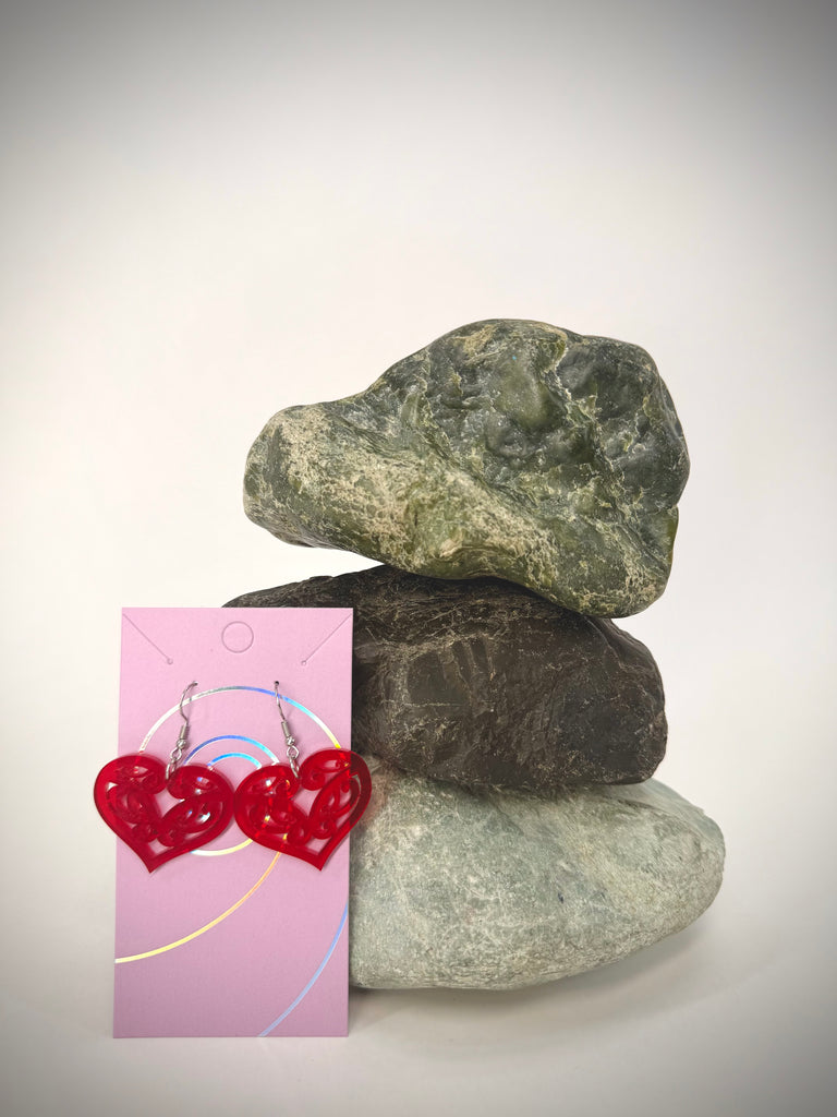 Manawa Heart Earrings