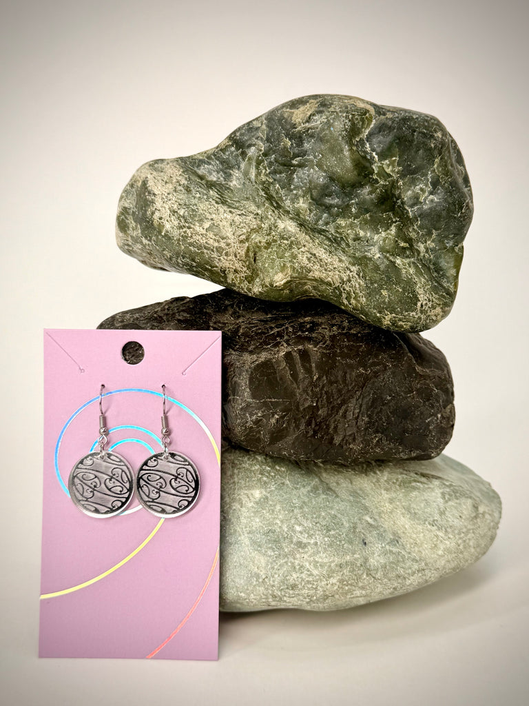 Kowhaiwhai Circle Earrings