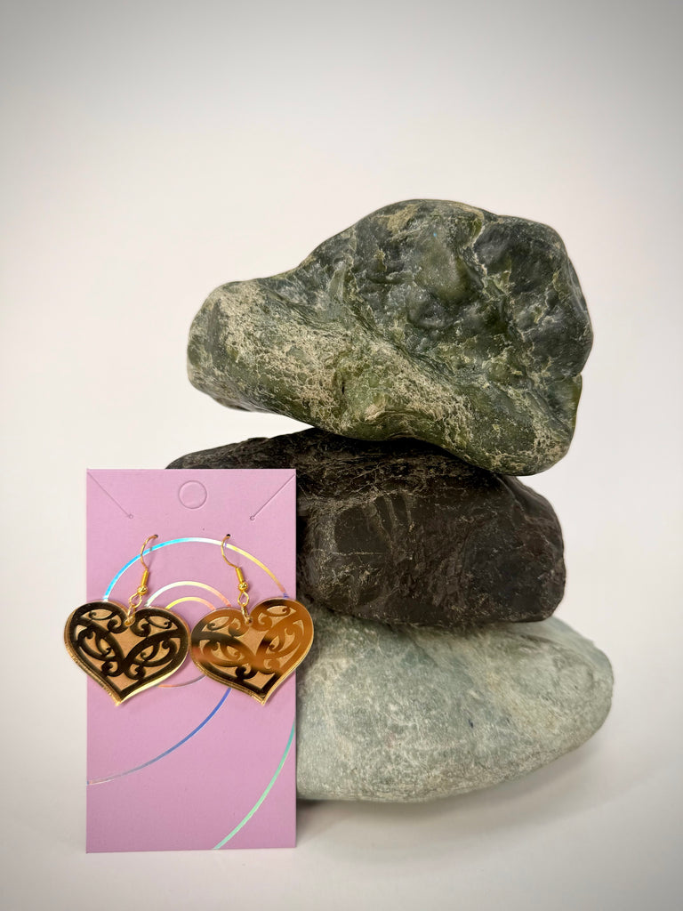 Manawa Heart Earrings