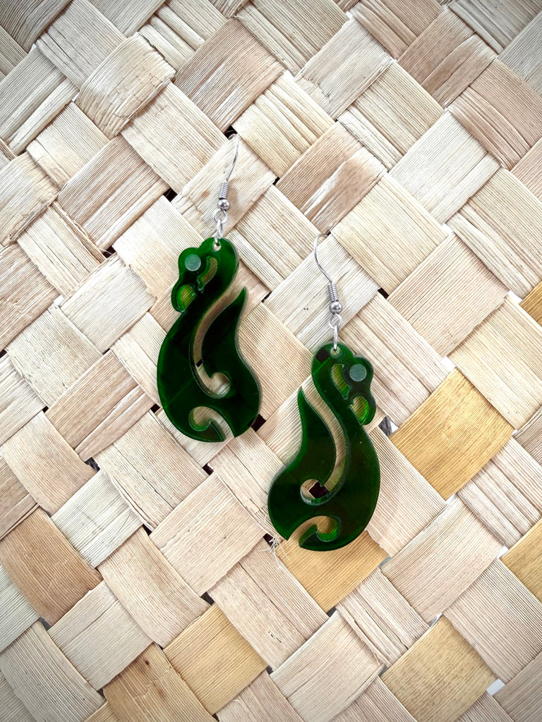 Manaia Matau Earrings