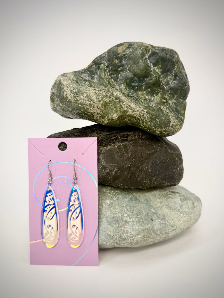 Kowhaiwhai Teardrop Earrings