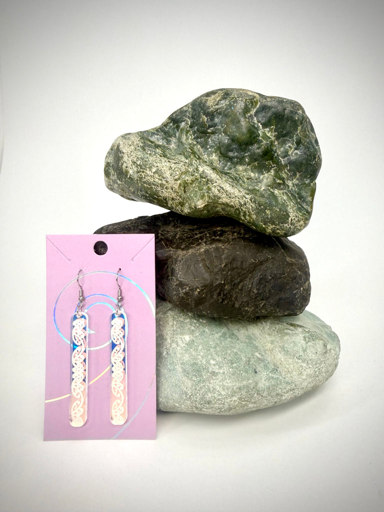 Kowhaiwhai Straight Drop Earrings