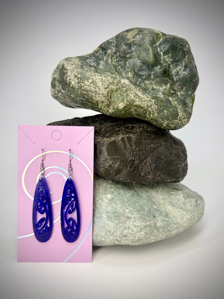 Kowhaiwhai Teardrop Earrings