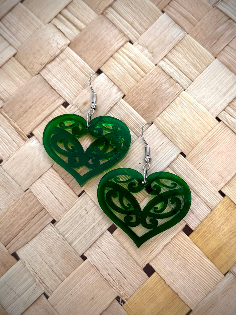 Manawa Heart Earrings