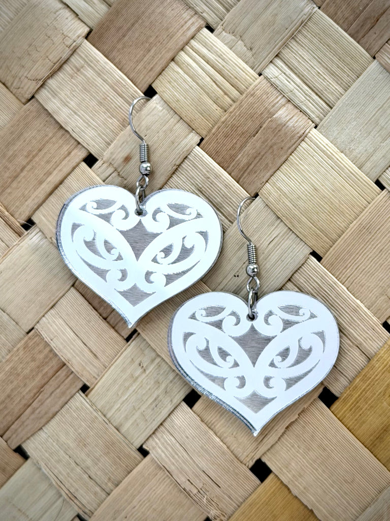 Manawa Heart Earrings