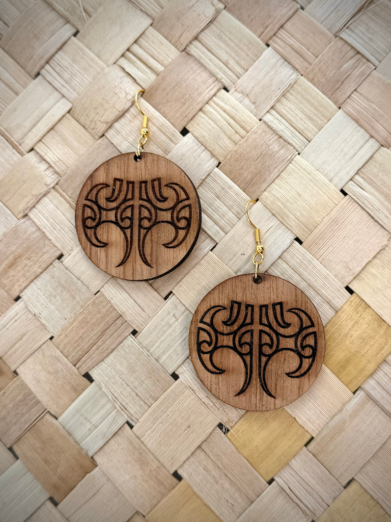 Moko Kauae Earrings