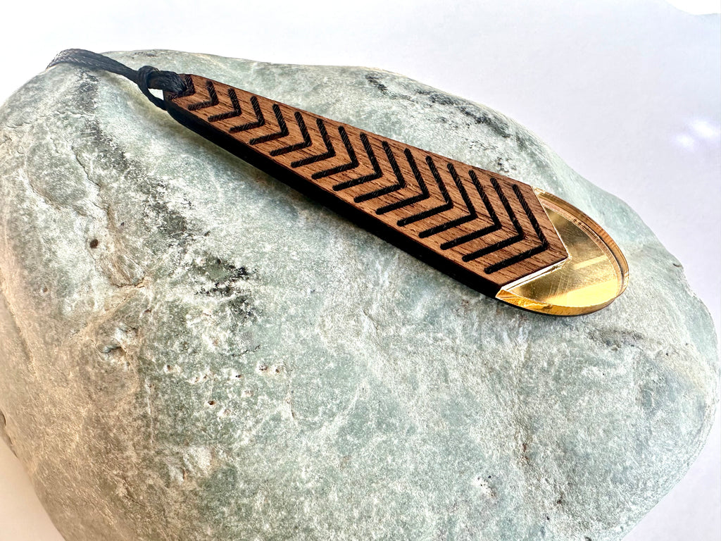 Huia Feather Pendant