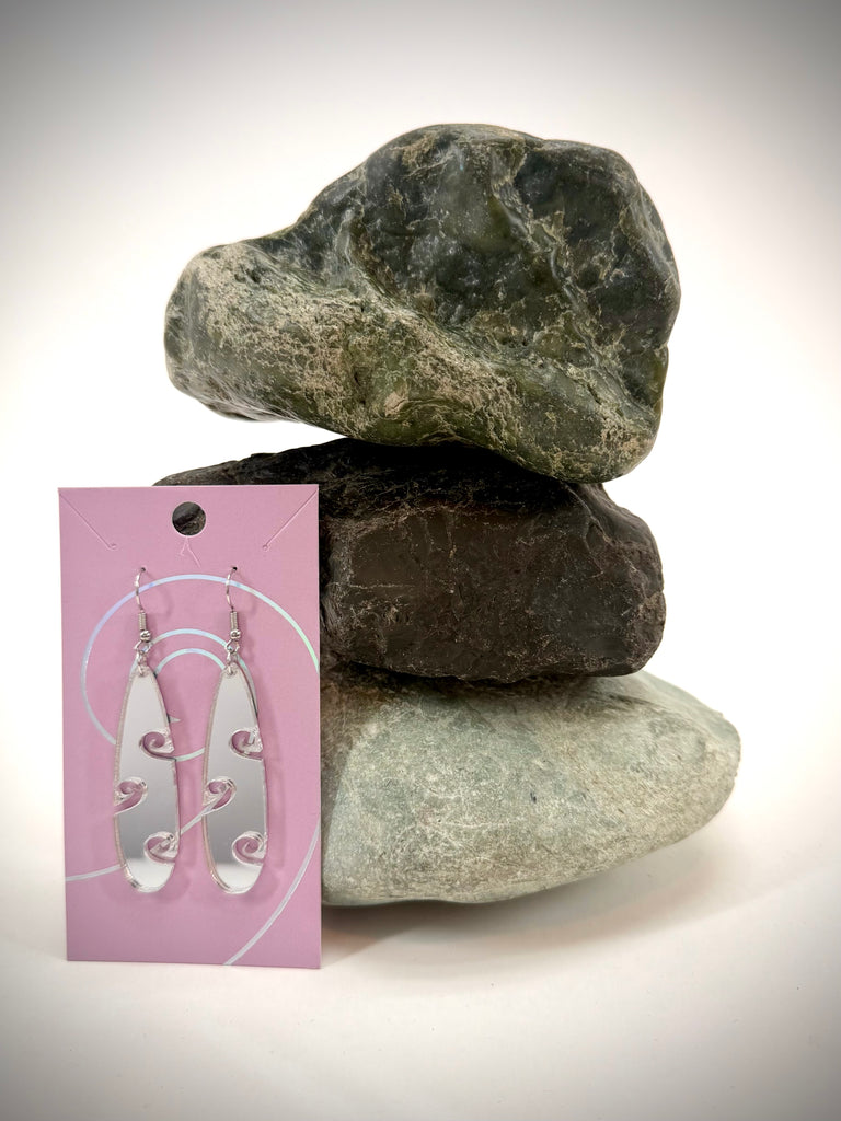 Koru Side Teardrop Earrings