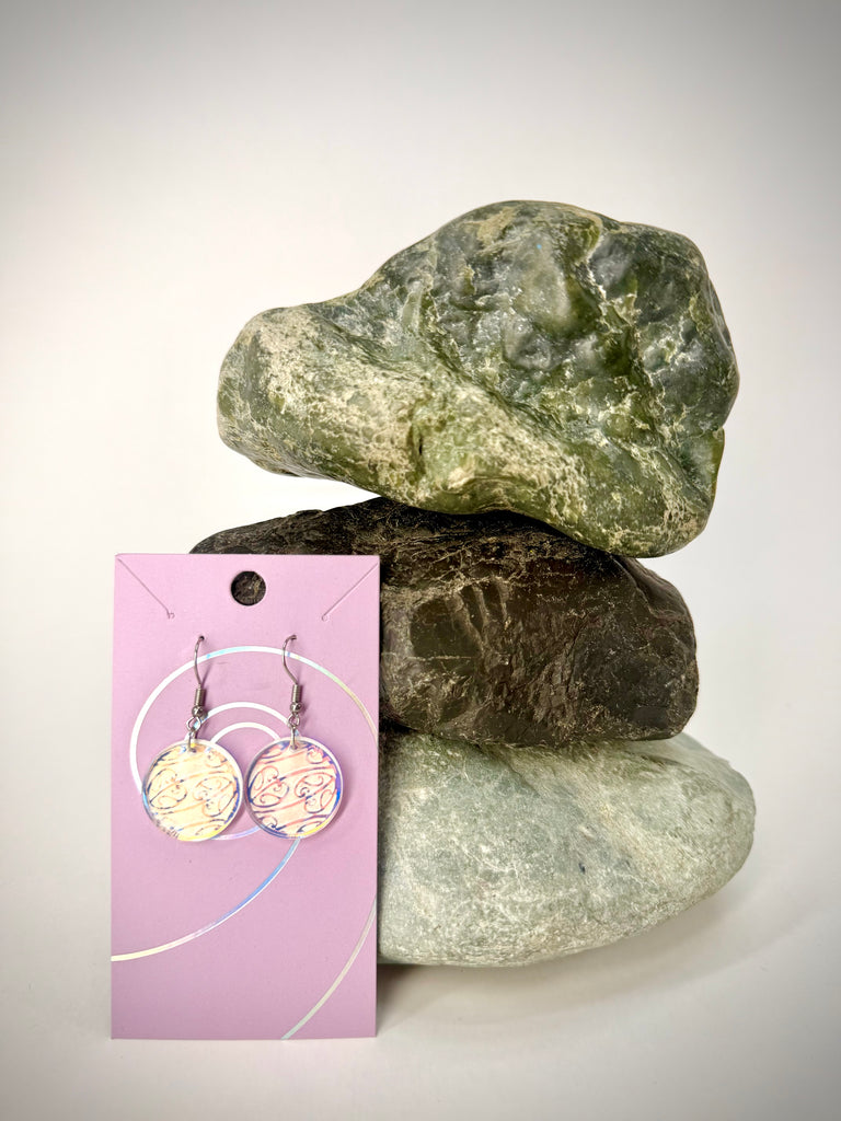 Kowhaiwhai Circle Earrings