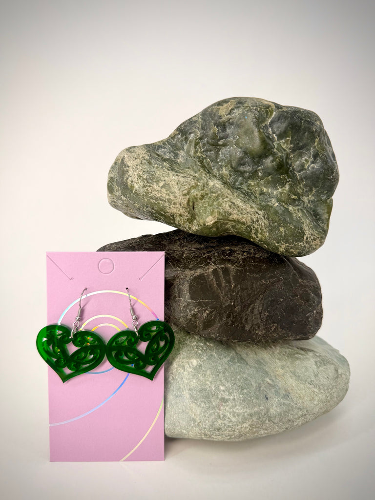 Manawa Heart Earrings
