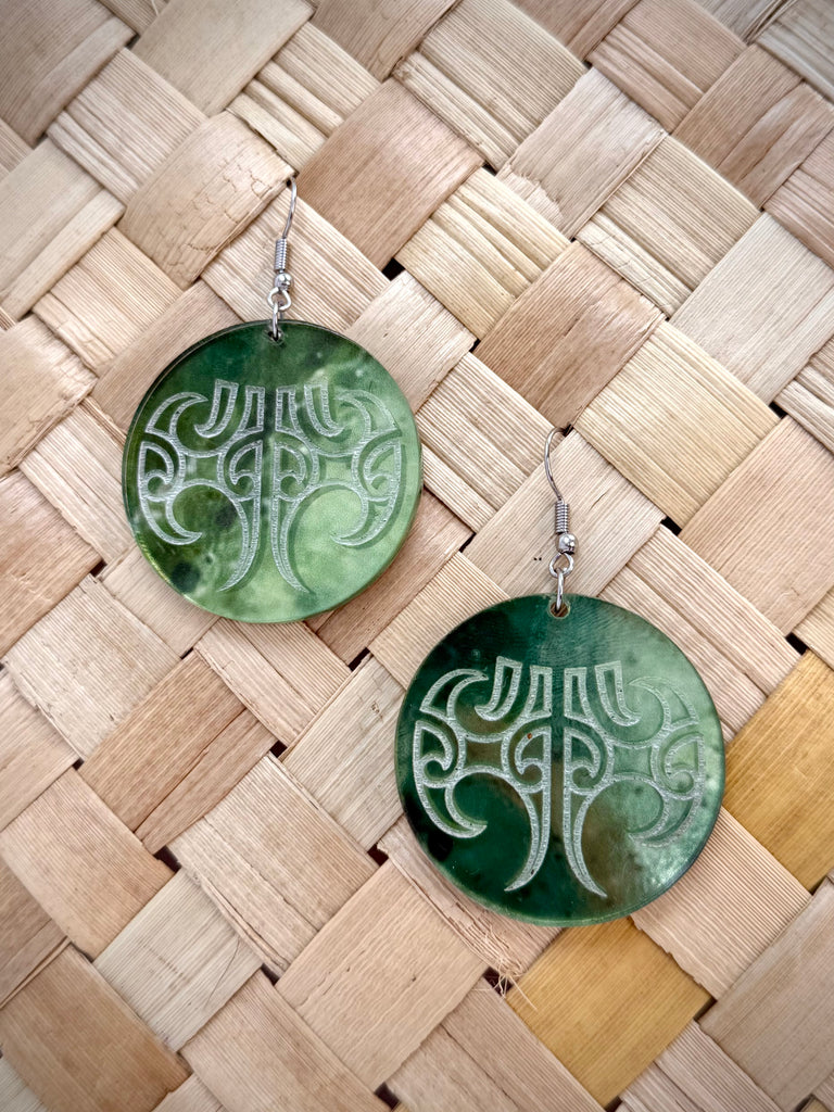 Moko Kauae Earrings