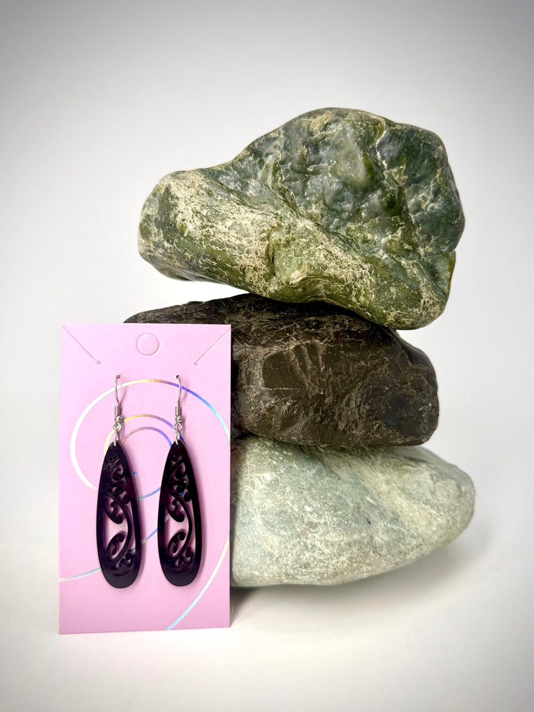 Kowhaiwhai Teardrop Earrings