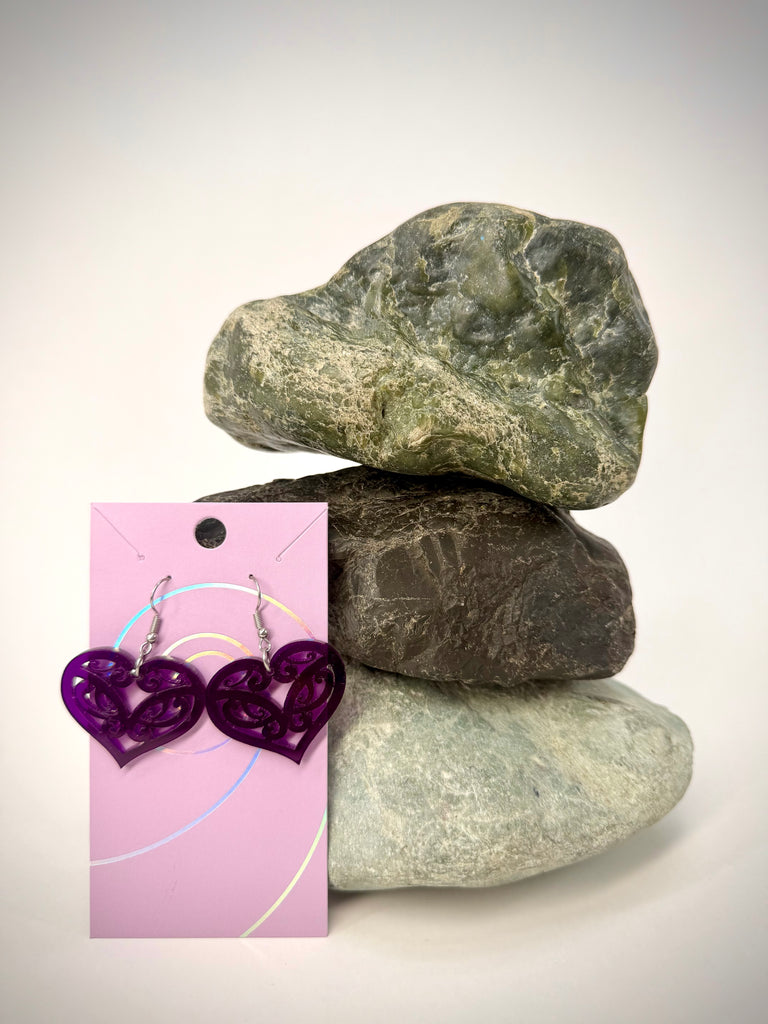Manawa Heart Earrings