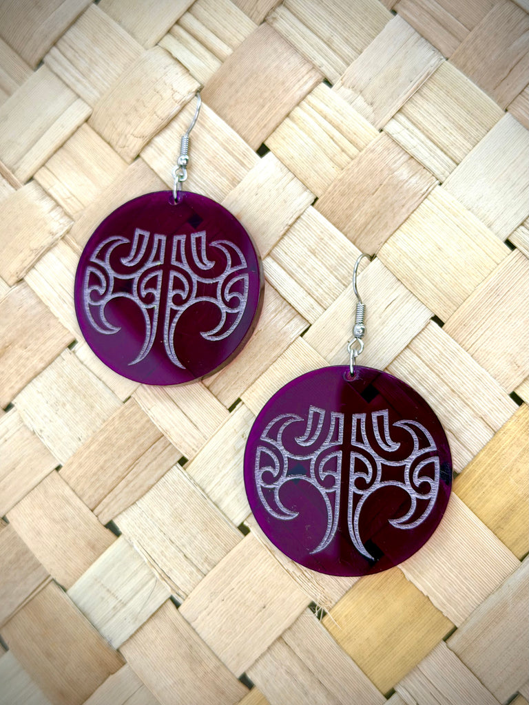 Moko Kauae Earrings