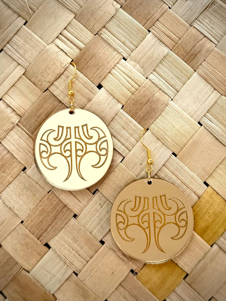 Moko Kauae Earrings