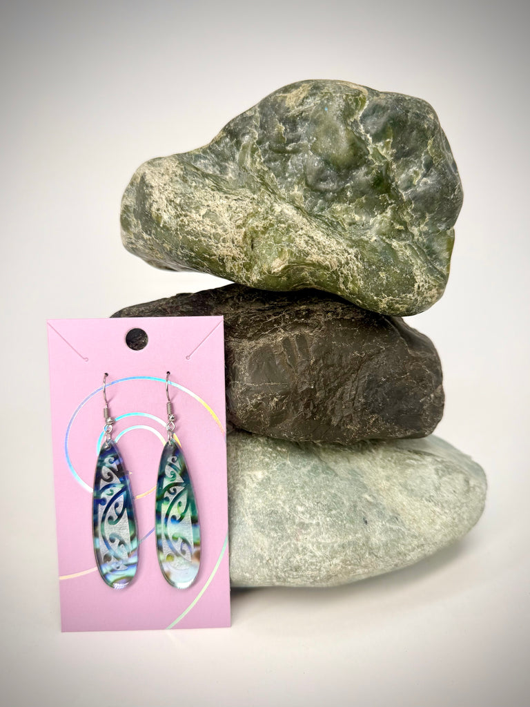 Kowhaiwhai Teardrop Earrings