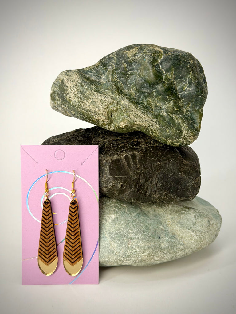 Huia Feather Earrings