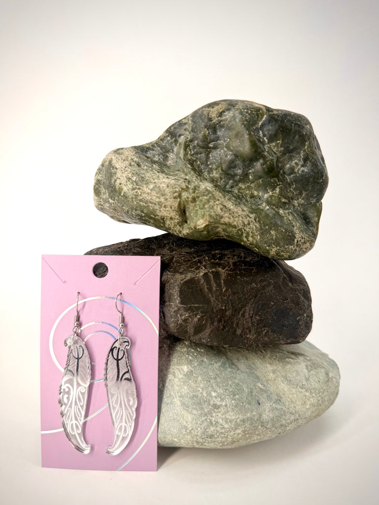 Wai Huruhuru Earrings