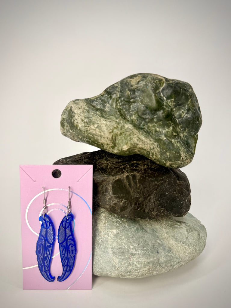 Wai Huruhuru Earrings