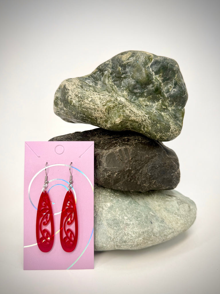 Kowhaiwhai Teardrop Earrings