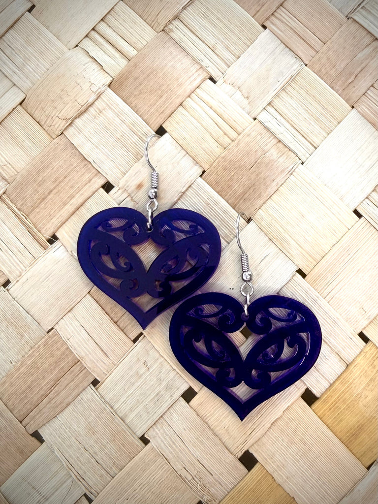 Manawa Heart Earrings