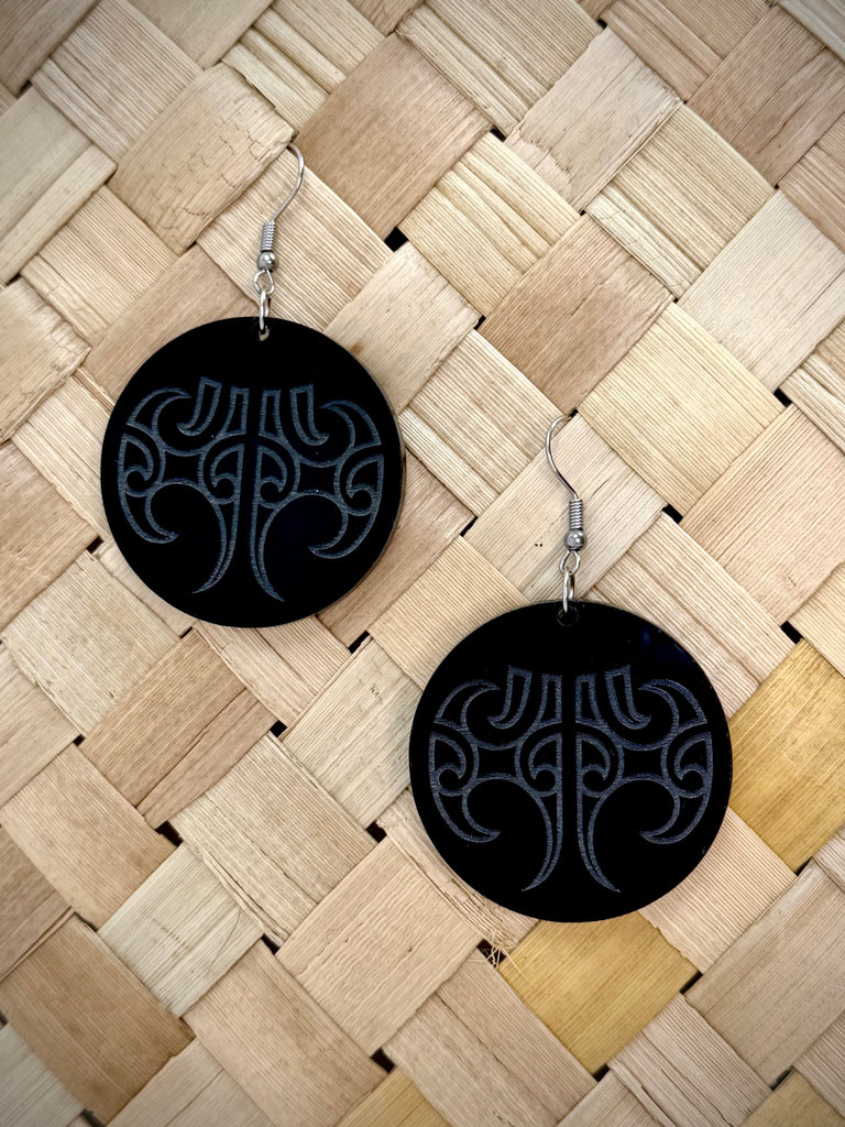 Moko Kauae Earrings