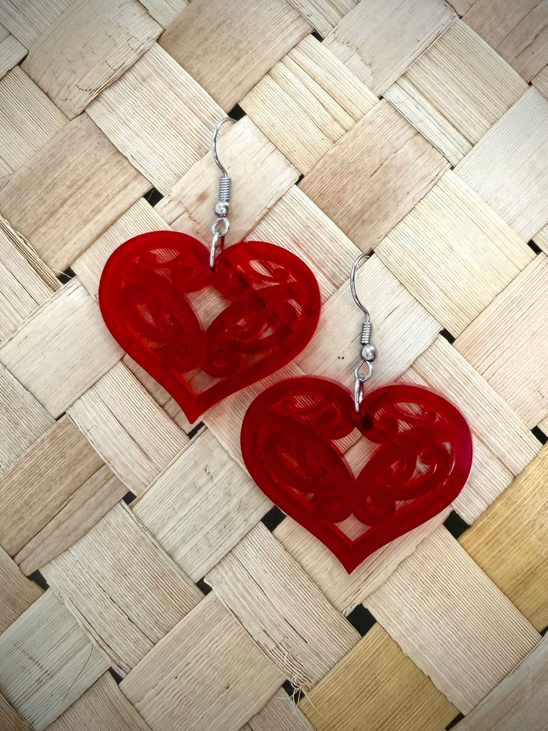 Manawa Heart Earrings