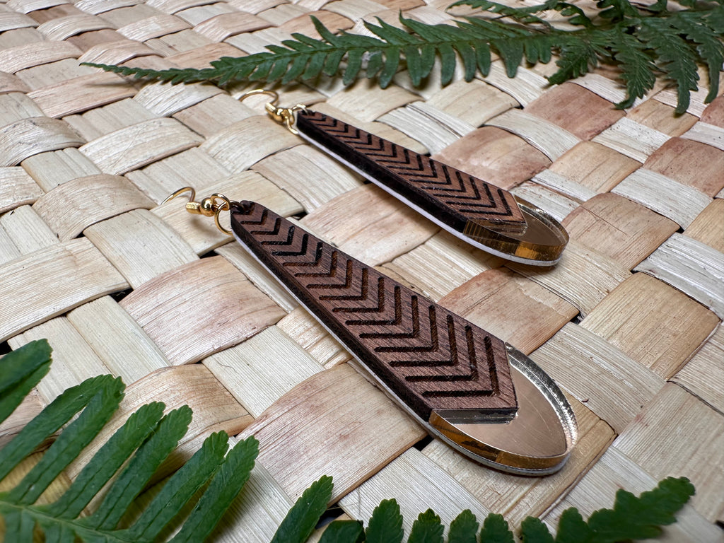 Huia Feather Earrings