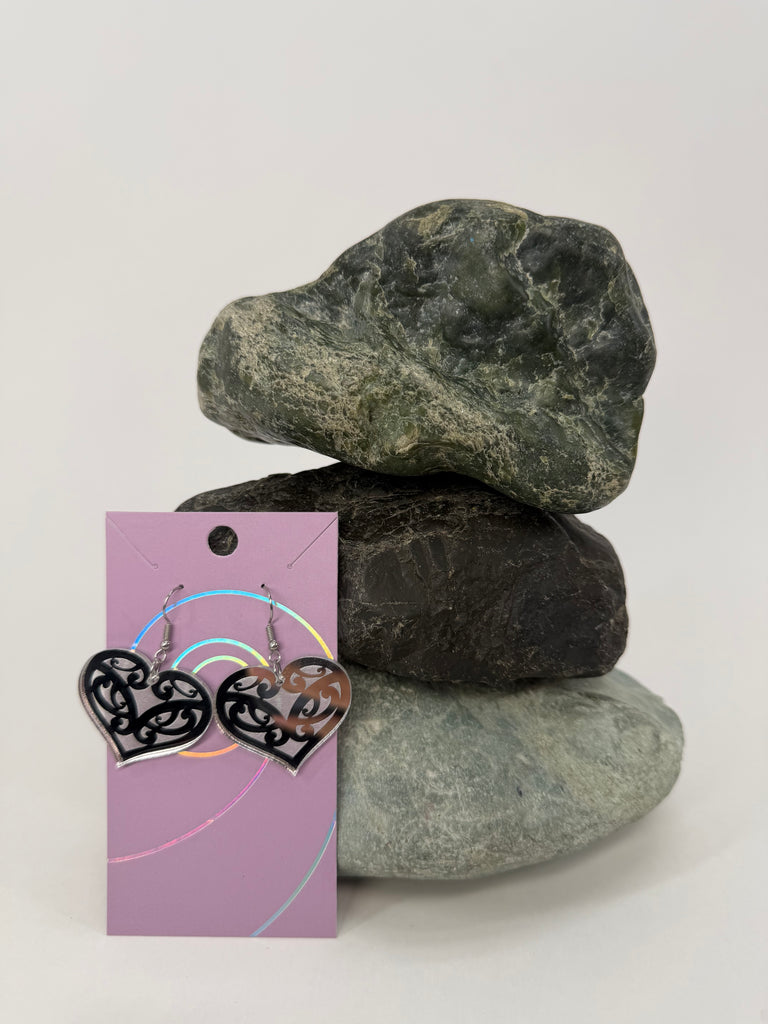 Manawa Heart Earrings