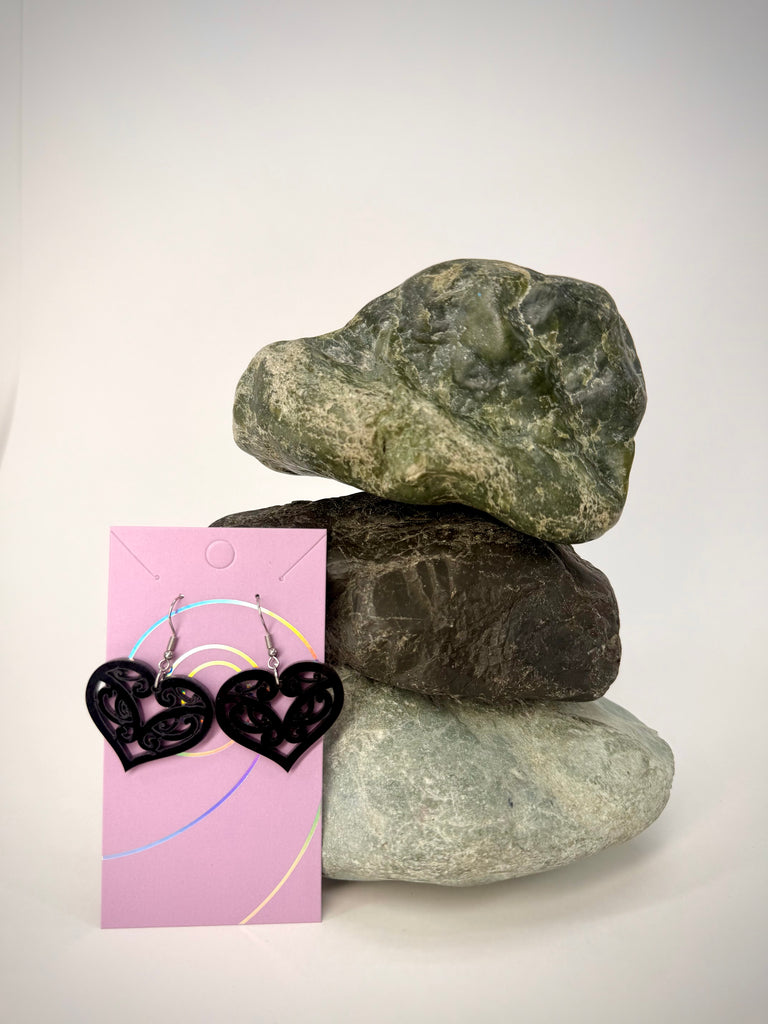 Manawa Heart Earrings