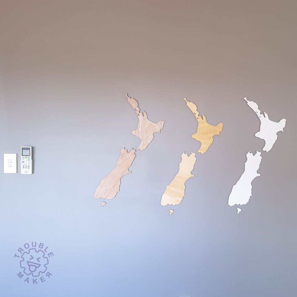 New Zealand in Wood - TroubleMaker.co.nz