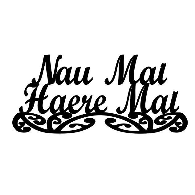 Nau Mai Haere Mai sign - TroubleMaker.co.nz