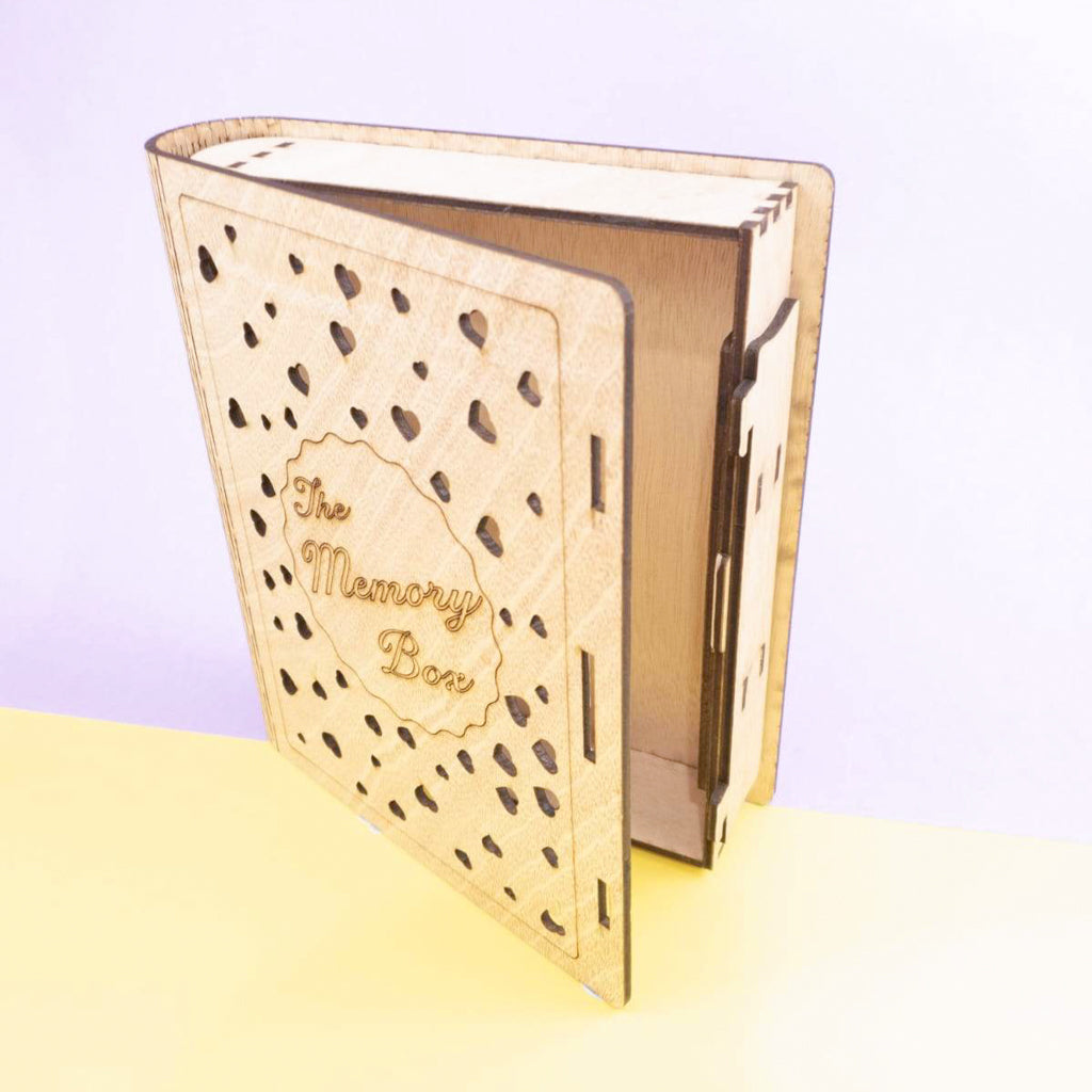 Wooden Treasure Box Book - TroubleMaker.co.nz